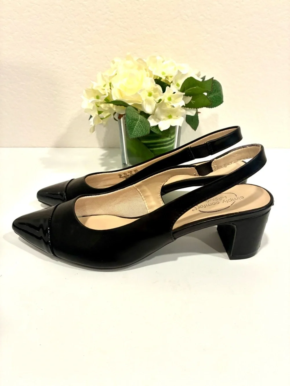 Preowned Life Stride simply comfort block heel sling back size 9